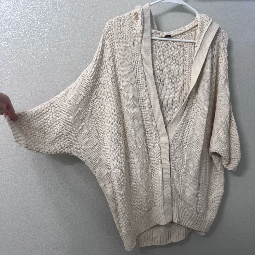 Free People Oversized Cardigan Sweater Medium - Picture 4 of 7